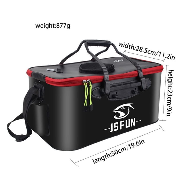 EVA Folding Fishing Bucket Live Fish Box Portable Fish Sea fishing box