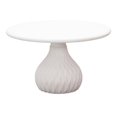 thumbnail image 1 of TOV Furniture Tulum 16.3"H Transitional Concrete Stone Coffee Table in Ivory, 1 of 8