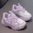 thumbnail image 2 of MIASHUI Kids Shoes Girls Sports Shoes Pattern Star Pattern Flat Bottom Casual Shoes,Purple,5.5-6 Years, 2 of 9