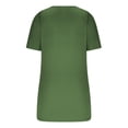 thumbnail image 3 of AherBiu Womens 2025 Ribbed Knit T Shirts Square Neck Slim Fitting Tshirts Summer Casual Basic Tops Blouses, 3 of 4