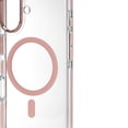 thumbnail image 5 of onn Compatible Soft Shell Bumper Phone Case for iPhone 17 MagSafe, Clear & Pink, 5 of 5