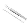 thumbnail image 2 of Kit d'Extraction, Outil de Retrait de Points Noirs, Ensemble d'Outils de Retrait de Boutons, Extracteurs de Boutons à Double Extrémité en Acier Inoxydable Facile à Utiliser Durable avec Étui de Rangement, 2 of 8