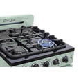 thumbnail image 3 of Classic Retro 24" Freestanding Gas Range with Convection Oven in Ocean Mist Turquoise, 3 of 12