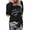 Black, variant on SNKSDGM Long Sleeve Crop Tops for Women Pack Long Sleeve Crop Top Women's St Patricks Day Irish Shirt Apparel Green Printed Long Sleeves Tunic Tops (3) S
