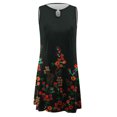 thumbnail image 4 of Cameland Robe Haut Décontractée Sans Manches Ample Confortable Imprimée pour Femme Rouge G, 4 of 4