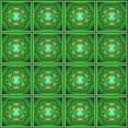 thumbnail image 1 of Ahgly Company Tapis d'Intérieur Lavables à la Machine, Carrés, Transitionnels, Verts, Tapis de Zone, 4 Pieds Carré, 1 of 7