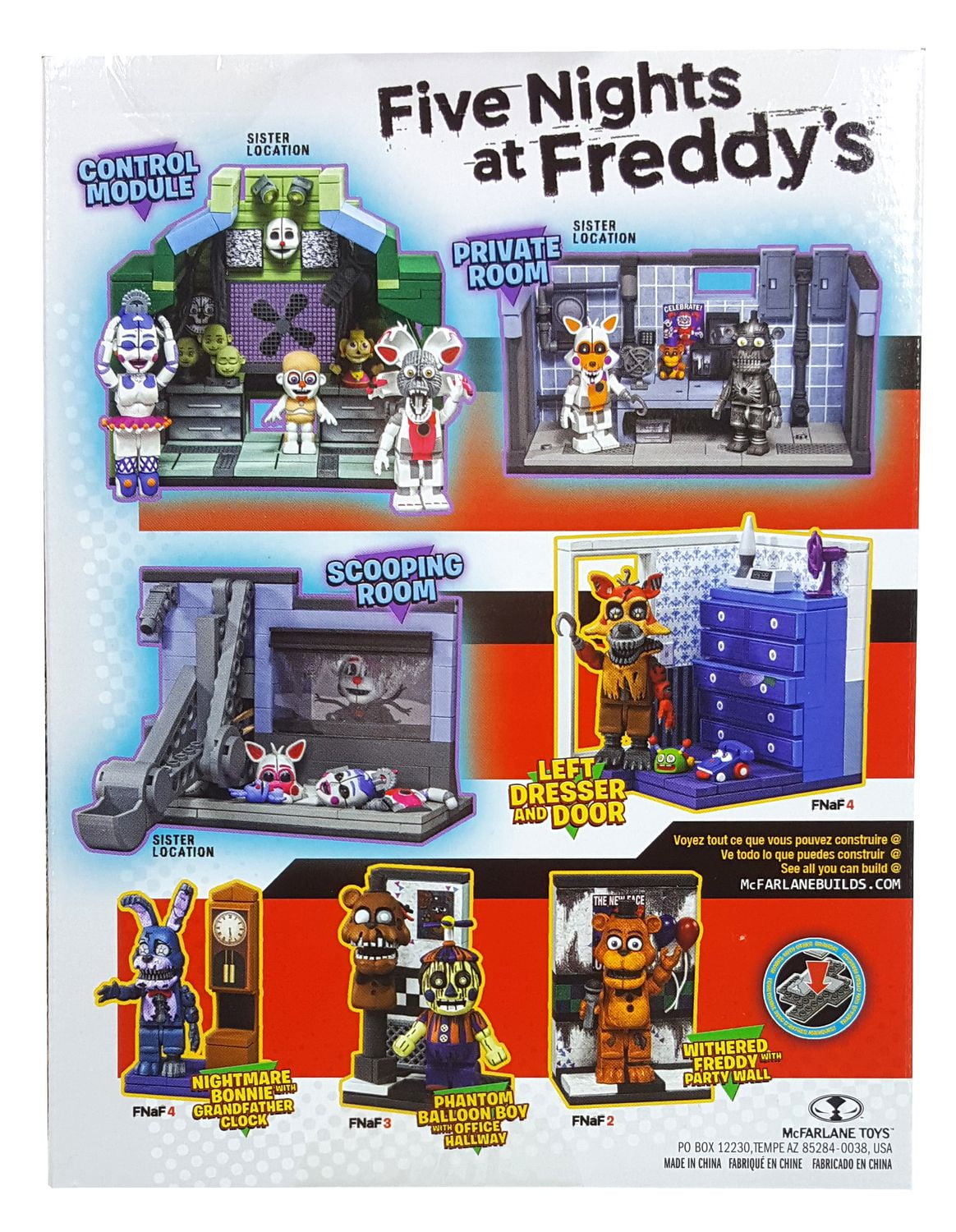 McFarlane Five Nights at Freddy's Set Paper Pals Party