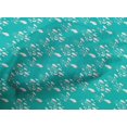 thumbnail image 3 of oneOone Cotton Poplin Turquoise Blue Fabric Fish Ocean Sewing Craft Projects Fabric Prints By Yard 42 Inch Wide, 3 of 3