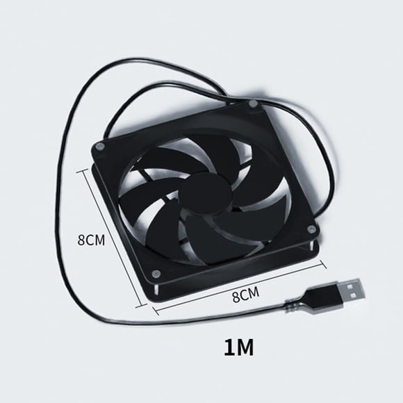 1pcs Router Cooling Fan Noise-free Strong Wind Power Fast Cooling 2.5W 0.5A 80X80X45 Mm For PC Cooler TV Box
