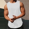 thumbnail image 1 of EOYWHK Men's Tank Tops Quick Drying Breathable Solid Color Muscle Shirts Sleeveless Crew Neck Lounge Tops for Gym Fitness, 1 of 9