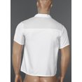 thumbnail image 4 of zdhoor Unisex Mens Womens Double-Breasted Chef Coat Cooks Jacket Chef Works Kitchen Cooking Uniform White Short Sleeve XL, 4 of 7