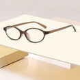 thumbnail image 3 of Retro Oval Shaped Glasses with 90s Style for Small Faces Featuring Blue Light Filtering Technology, 3 of 3