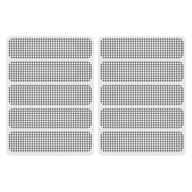 Kit de Réparation de Filet Moustiquaire Filet Moustiquaire Filet de Réparation Fixation Filet Autocollant Ruban de Réparation de Filet de Fenêtre Autocollant Gris