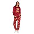 thumbnail image 1 of George Women's Plush Pajama 2-Piece Set, 1 of 6