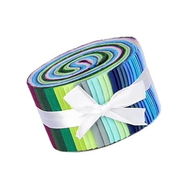Youkk Roll Up Cotton Fabric Strips Jelly Rolls Quilting Craft Fabric Option1 A 36PCS