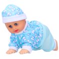 thumbnail image 3 of Poupée Intelligente Électrique, Poupée Bébé Rampante Électrique, avec Fonction Interactive Multifonctionnelle Portable pour Enfants Jouet Éducatif Fille Cadeau d'Anniversaire 10 Po S Fille,10 Po S, 3 of 8