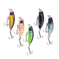 thumbnail image 1 of DYNWAVECA Fishing Lures Hard Baits Fishing Accessories, Swimbaits Crankbaits Artificial Baits for Rivers Seawater Freshwater Reservoirs 5Pieces Random Color, 1 of 10