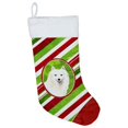 thumbnail image 1 of Carolines Treasures CK4093CS Japanese Spitz Christmas Candy Stripe Christmas Stocking, 1 of 2
