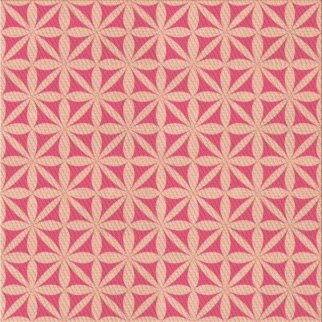 Ahgly Company Tapis d'Intérieur Lavable en Machine Carré Rouge, 8 Pieds Carré
