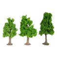 thumbnail image 3 of Bunblic 3 Pieces Mini Landscape Tree Model Trees DIY Crafts Railway Train Railroad Layout Diorama Tree Building Model Miniature Trees shaped tree, 3 of 8