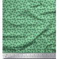 thumbnail image 1 of Soimoi Polyester Crepe Fabric Artistic Leaves Print Fabric by The Yard 52 Inch Wide, 1 of 5