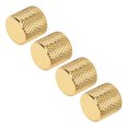 thumbnail image 1 of Bass Knob, Potentiometer Knob 4Pcs Easy Installation Professional Metal  For Replacement Silver,Black,Gold, 1 of 8