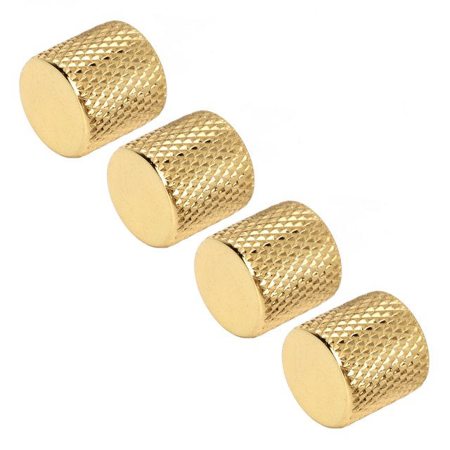 Bass Knob, Potentiometer Knob 4Pcs Easy Installation Professional Metal For Replacement Silver,Black,Gold