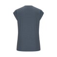 thumbnail image 4 of AherBiu Hauts d'Été pour Femmes à Manches Cap, Haut Basique, T-Shirts, Chemises, Confortable, Couleur Unie, Blouse à Col Rond, 4 of 6