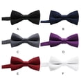 thumbnail image 4 of Xingzhi Easy To Wear And Reusable Slim Boy Bow Tie For Fashionable Parties Compact And Lightweight Polyester Dark blue, 4 of 6