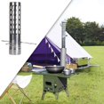 thumbnail image 5 of Tent Chimney Pipe Cover Weatherproof Ventilation Stainless Steel Stove Pipe, 5 of 5