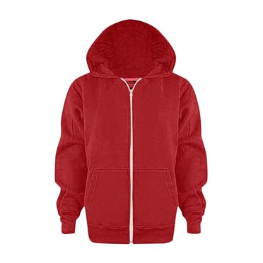PMVFHDE Clearance Sweatshirts Baby Kids Long Sleeve Letter Printed Hoodie Zipper Up Sweatshirts Children Unisex Soft Coat Blouse With Pocket Red,90