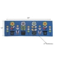 thumbnail image 2 of Coir Door Mat Triple Florals 10 X 30, 2 of 3