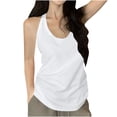 thumbnail image 1 of Timegard Tank Top for Women Racerback U Neck Sleeveless Slim Fitting Comfy Casual Workout Basic Tee, 1 of 4