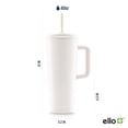 thumbnail image 2 of Ello Ultra Clean 40oz Gobelet en acier inoxydable avec poignée, 2 of 3