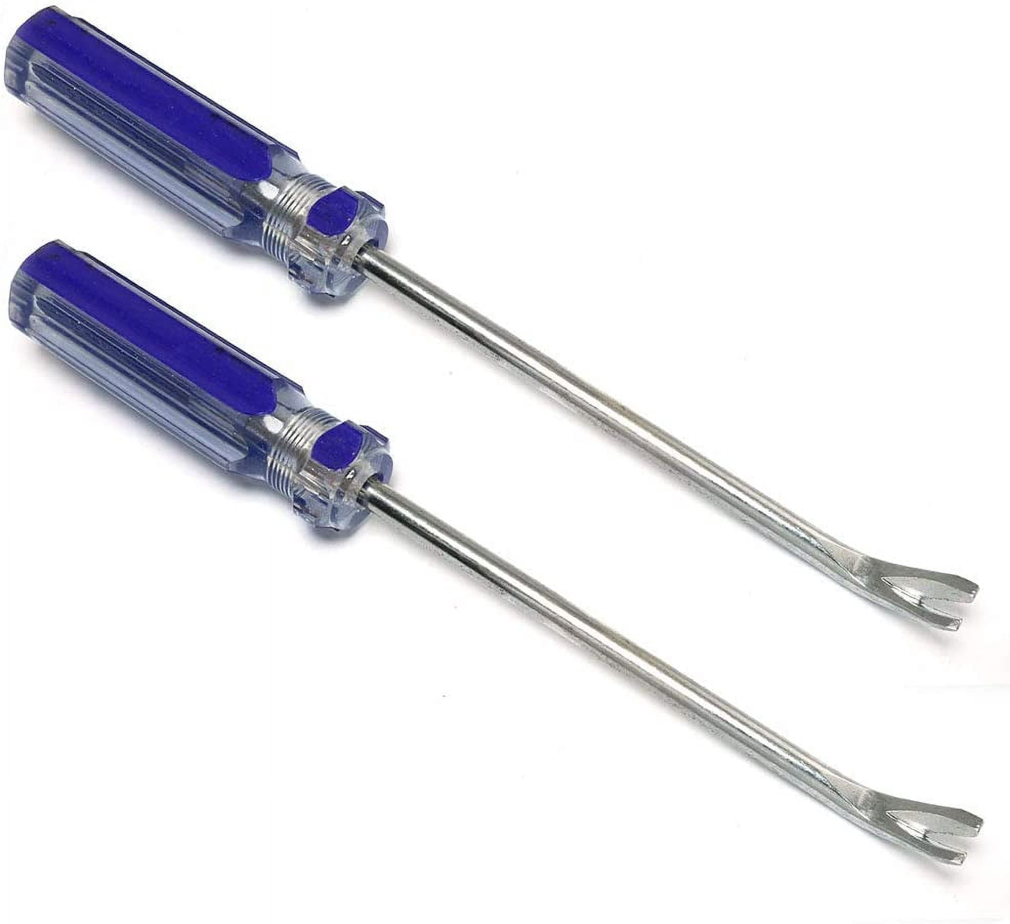 2-Piece Tack & Staple Remover Kit - Heavy Duty Nail Lifter for Easy Removal Garden Tool Set