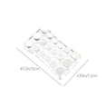 thumbnail image 3 of Birdeem Ergonomic Wrist Rest, Transparent Hand Pillow for Desk, Waterproof and Portable Comfort Support Mouse Pad, 3 of 9