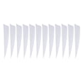 thumbnail image 1 of jinwen 12pcs 4" Fletches Fletching DIY Shaft Decoration Tool - White, 1 of 9