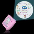 thumbnail image 4 of maskred Projection Lamp Happy Birthday Adjustable Home Party Decor Projector Battery Powered Family Wall Photography Light Children Type 1 Round 1Set, 4 of 6