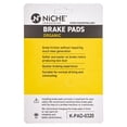 thumbnail image 4 of Niche Organic Brake Pad with Shoe Set for KTM 50 SX Junior Motorcycle MK1002795, 4 of 7