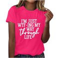 thumbnail image 1 of Birdeem Femmes Filles Grande Taille T-Shirts Imprimés Manches Courtes Col Rond T-Shirt Blouse Hauts, 1 of 7