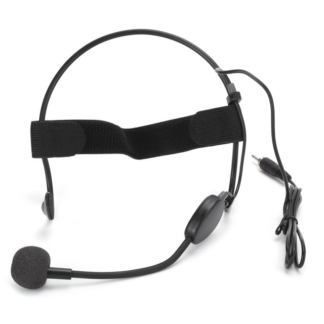 Headset Microphone Condenser Mic Sweatproof Wired Microphone 3.5mm Plug Ear Hook Microphone Guides For Teachers