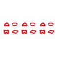 thumbnail image 1 of ZheElen 4piece Non-Stick Silicone Cake Mold Easy To Clean Flexible And Lightweight red 3Set, 1 of 6