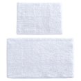 thumbnail image 1 of Madison Park Signature Ritzy Ensemble de Tapis de Bain en Coton Tufté Uni 2 Pcs en Blanc, 1 of 7