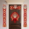 thumbnail image 1 of Chmadoxn Home Decor, Room Decor, Wall Decor New Year Decoration Paper Couplets Set With Chunlian Character Window Sticker For Spring Festival Party Home Decor Paper Chinese Couplets, 1 of 7