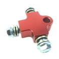 thumbnail image 2 of HILABEE Brake Oil Hose Pipe Three Way Connector Front Double Disc Conversion Kit Red, 2 of 9