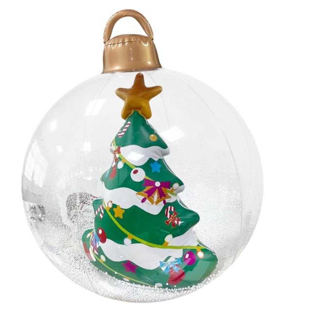 Birdeem Inflatable Ball Christmas Decorations for Holiday Activities Christmas Yard Decorations