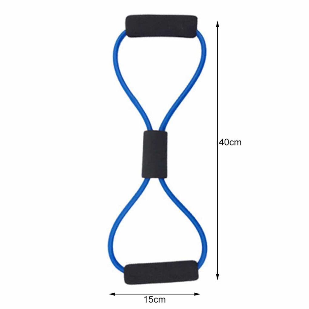 Fitness Resistance Bands 8 Shaped Rubber Exercise resistance bands fitness Elastic Band Back Chest Gym Home Office Stretch ​Workout Pulling Rope