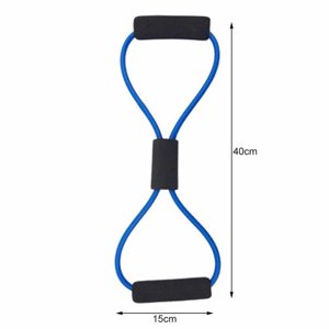 Fitness Resistance Bands 8 Shaped Rubber Exercise resistance bands fitness Elastic Band Back Chest Gym Home Office Stretch ​Workout Pulling Rope