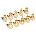 thumbnail image 2 of 5 Pairs  Right Angle Adapter, Gold Plated 90 Degree  Male To  Female Adapter Plug Connector For Audio Video AV TV, 2 of 8