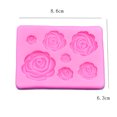 thumbnail image 4 of Vaidha Rose Flower Fondant Tools Chocolate, 4 of 6
